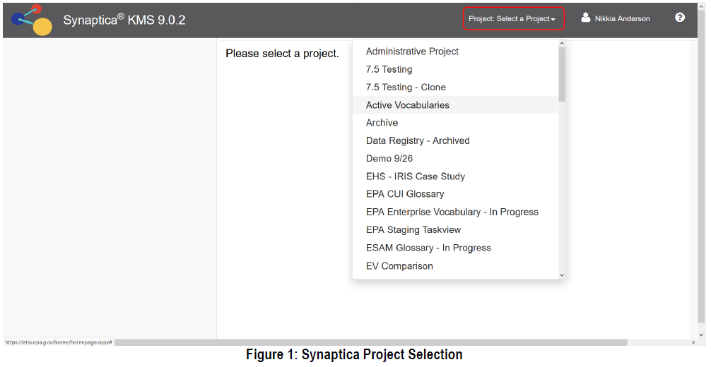 Synaptica Project Selection